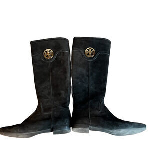 Tory Burch Selma Suede Boots -#4196